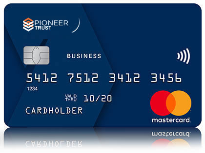 Blue Pioneer Trust Mastercard for Business